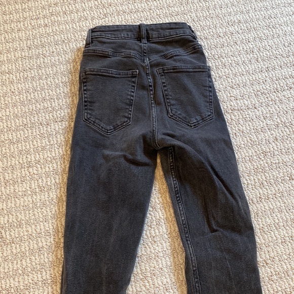 Black Acid Wash Jeans - Picture 4 of 4